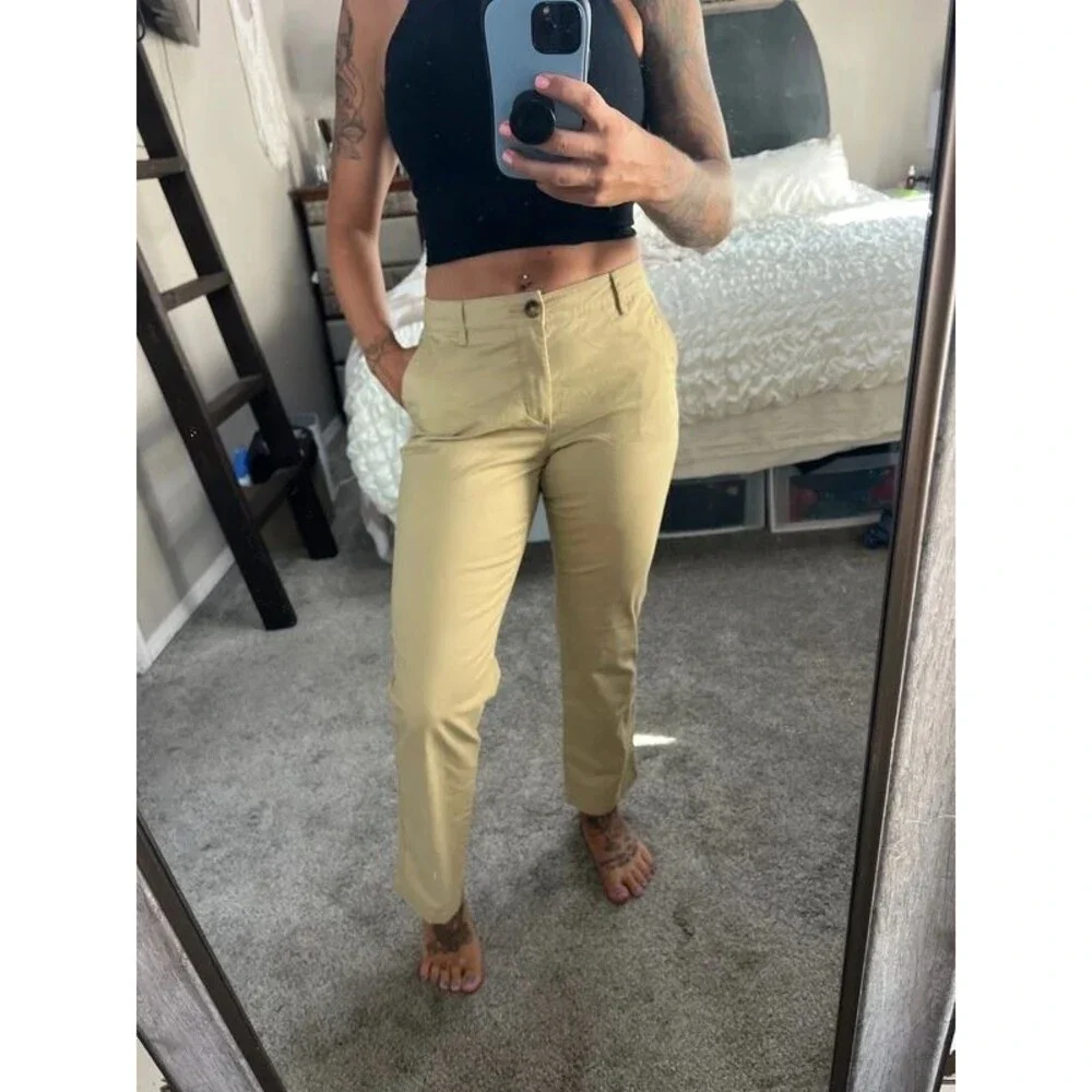 Amazon essentials khaki pants US6- UK 12